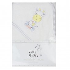 WF1659: Baby Unisex Giraffe  Hooded Towel/Robe